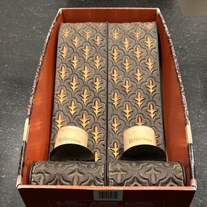 Element Black and Gold Candle Holders